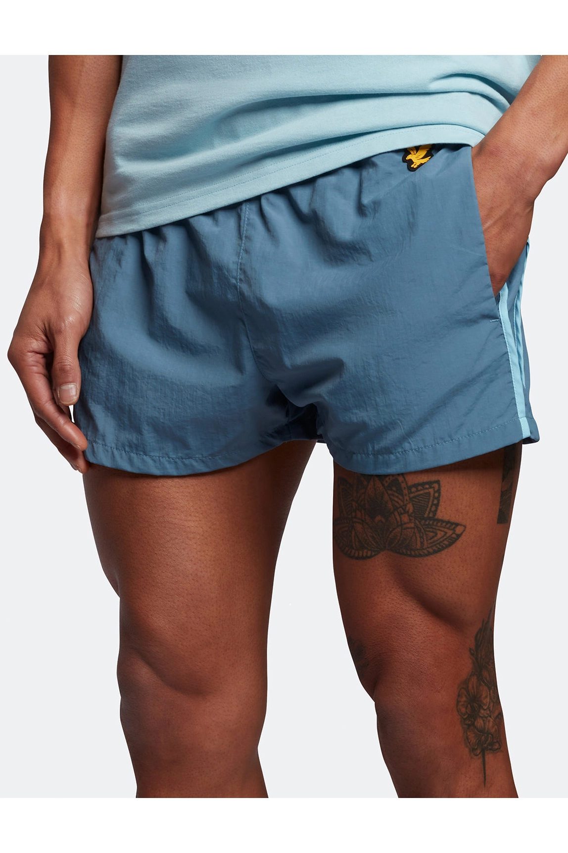 LYLE&SCOTT SIDE MESH SWIM SHORTS